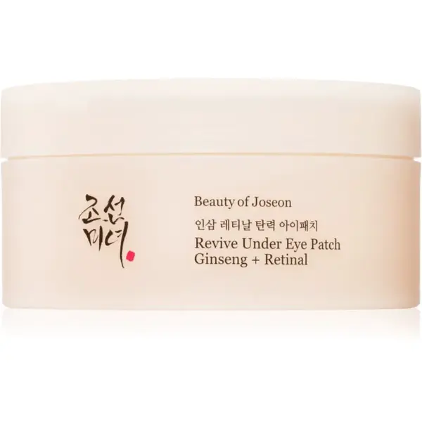 Beauty of Joseon Revive Under Eye Patch Ginseng + Retinal hydrogelové polštářky se zpevňujícím účinkem 60 ks