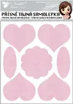 Samolepka 15072 přísně tajná seškrabávací se srdíčky 15 x 21 cm, 2 archy