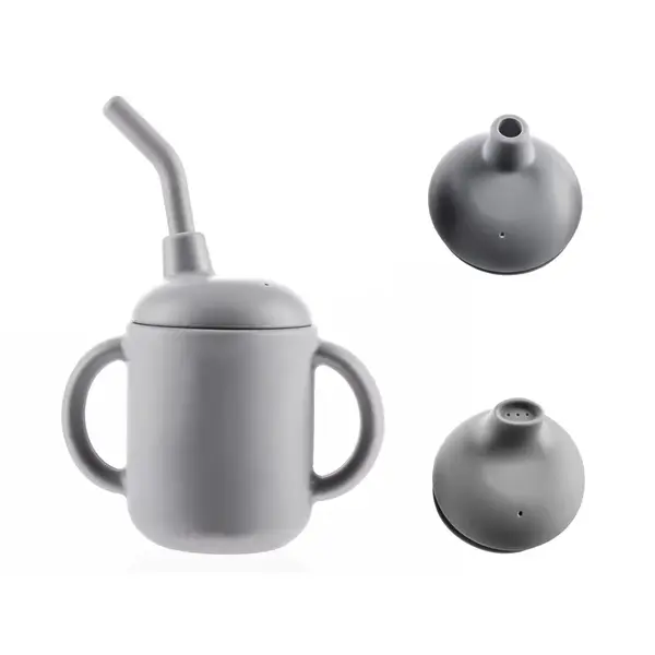 Zopa Silikonový hrníček 2v1, Dove Grey 1