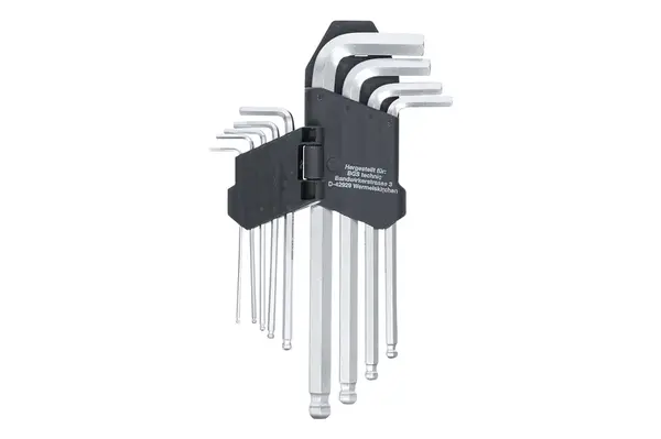 BGS Do it yourself Klíče Imbus s kuličkou, 1.5 - 10 mm, dlouhé, sada 9 ks