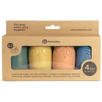 Petite&Mars Amigos hračka do vody 6 m+ 4 ks