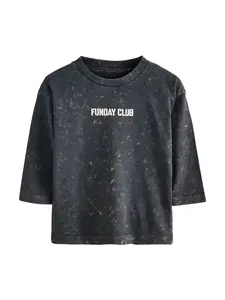 Next Tričko  čierna / biela