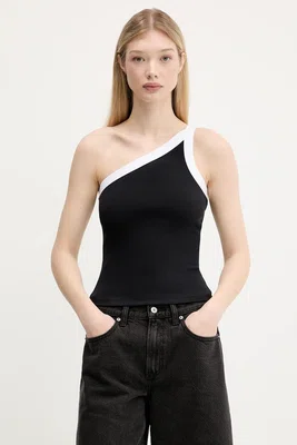 Top Abercrombie & Fitch černá barva, KI139-5396