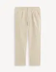 Béžové pánske chino nohavice Celio Jopaper