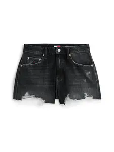 Tommy Jeans Džínsy  čierny denim