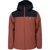 Quiksilver OVERCAST 3K WARM JACKET Pánska bunda, vínová, veľkosť