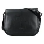 Kožená dámska crosbody kabelka Katana Zina - čierna