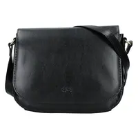 Kožená dámska crosbody kabelka Katana Zina - čierna