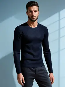 DStreet Sweter męski granatowy
