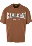 Karl Kani Tričko  hnedá / biela