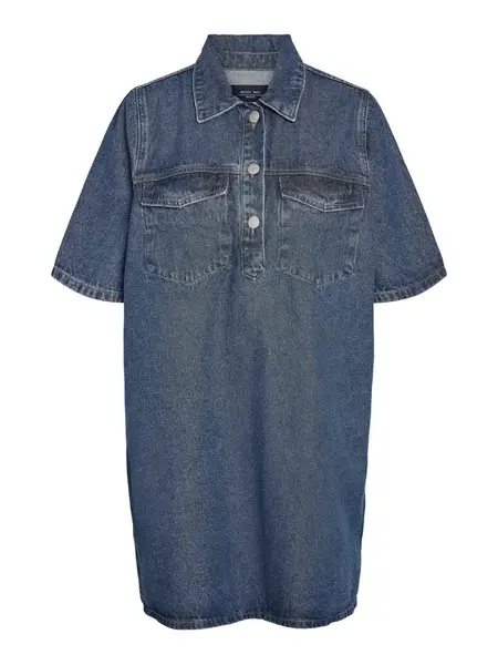 Noisy may Košeľové šaty 'NMIndie'  modrá denim