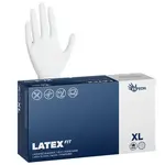 Latexové pudrované rukavice Espeon Latex Fit - 100 ks, bílé, velikost XL (100010) + dárek zdarma