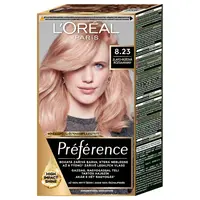 Permanentní barva Loréal Préférence 8.23 zlato-růžová - L’Oréal Paris + dárek zdarma