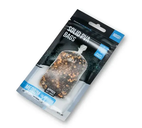 Nash pva vrecká solid pva bags fast melt - medium