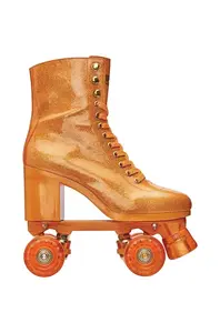 Impala  Kolečkové brusle  Sparkle Orange High Heel Rollerskates x Marawa