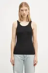 Coperni dámské s viskózou Rib Logo Tank Top