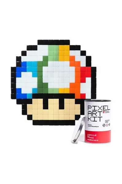 Pixel Corner Súprava pixelovej mozaiky „urob si sám Pixel Corner Rainbow Shroom