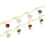 Brass Scalloped Bar Chains