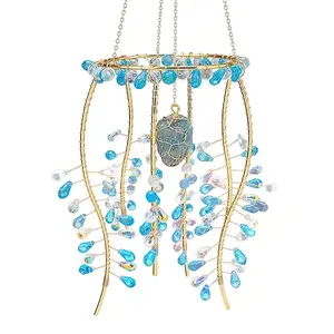 1Bag Iron & Glass Hanging Ornaments