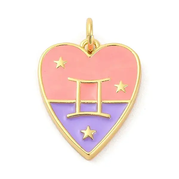 Brass Enamel Pendants