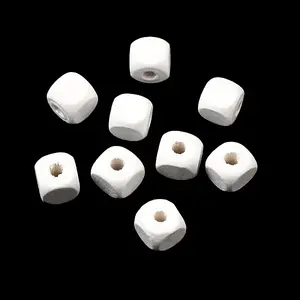 Spray Painted Wooden Beads