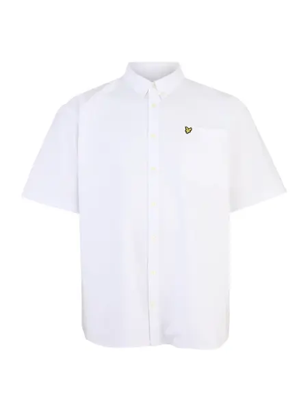 Lyle & Scott Big&Tall Košeľa  žltá / čierna / biela
