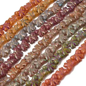 Painted Glass Beads Strands