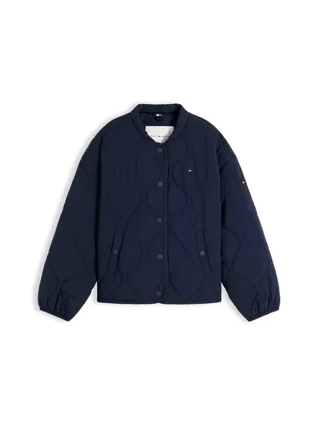 TOMMY HILFIGER Prechodná bunda 'Essential Onion Quilted'  námornícka modrá