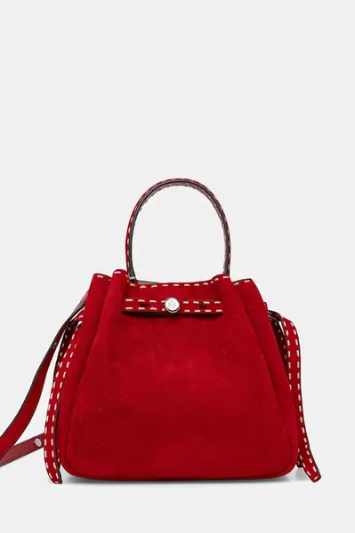 Semišová kabelka Tory Burch Romy