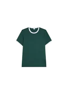 Bershka Tričko  sivá / biela