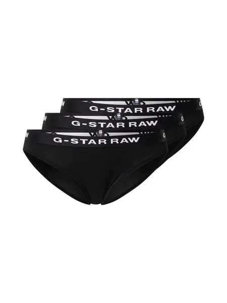 G-STAR Nohavičky  čierna / biela