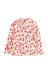Kojenecké tričko s dlouhým rukávem Mini Rodini Fuchsia