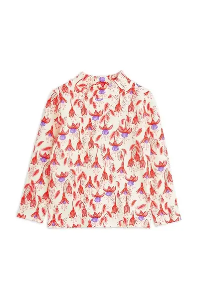 Kojenecké tričko s dlouhým rukávem Mini Rodini Fuchsia
