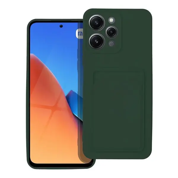 Card Case obal, Xiaomi Redmi 12 4G, zelený