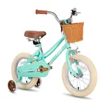 Dětské kolo Joystar Retro 14" s košíkem • 92-120 cm mentolová