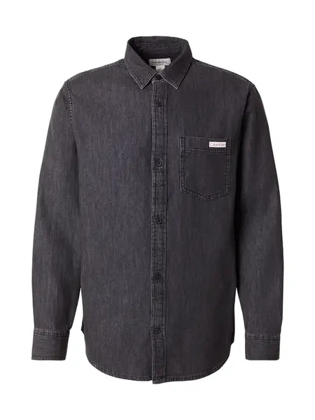 Calvin Klein Jeans Košeľa 'CLASSIC'  čierny denim