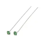 Brass Micro Pave Cubic Zirconia Stud Earring Findings