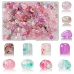 240Pcs 6 Styles Transparent Acrylic Beads Sets