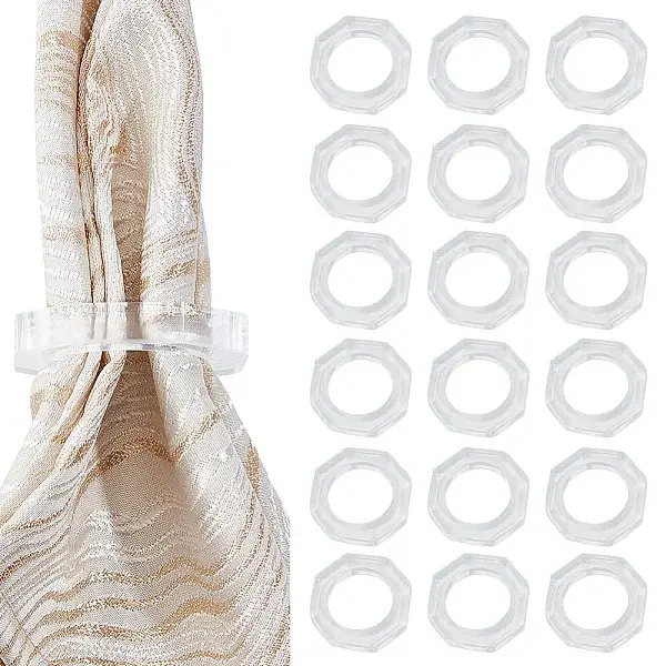 Octagon Acrylic Napkin Rings