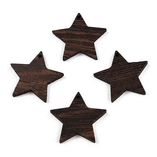 Natural Wenge Wood Pendants