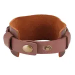 1Pc Punk Style PU Leather Cord Bracelets for Men