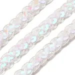Filigree Polyester Glitter Lace Trim