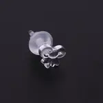 Tiny Resin Bowknot Stud Earrings with Ear Nut for Women