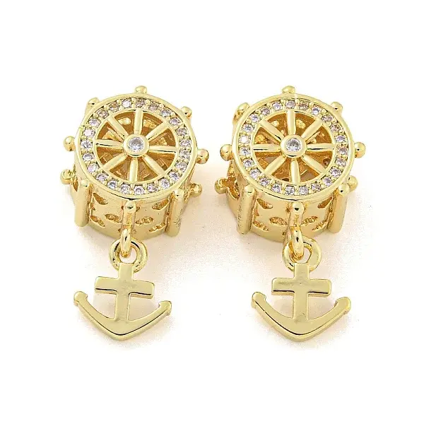 Rack Plated Brass with Cubic Zirconia Pendant