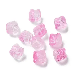 Baking Paint Transparent Glass Beads