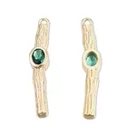 Brass Pave Cubic Zirconia Pendants