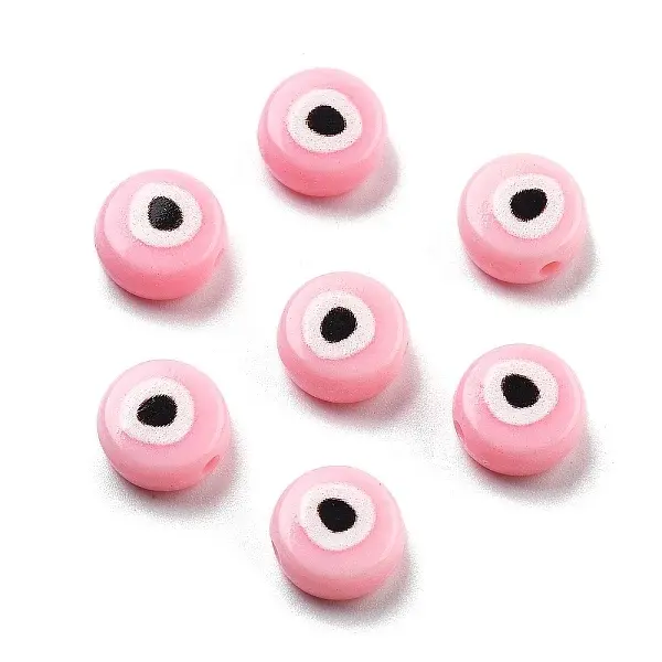 Opaque Printed Acrylic Beads