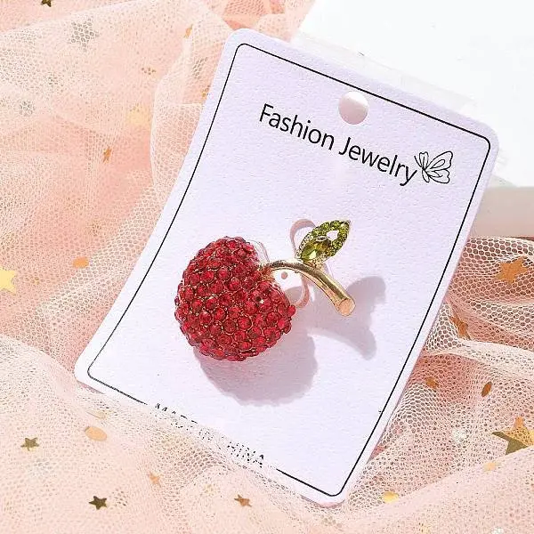 Apple Alloy Brooches