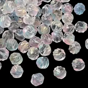 Two-tone Transparent Glass Beads