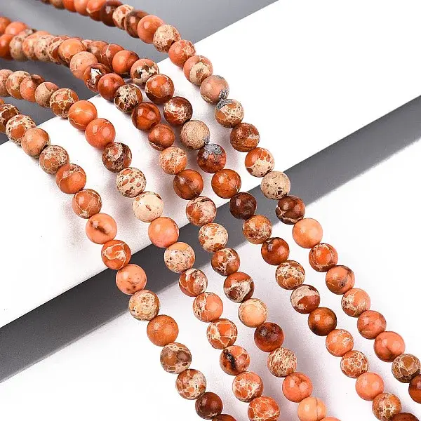 Natural Imperial Jasper Beads Strands